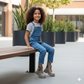 Bottines à lacets pour filles : crampons antidérapants pour des pas plus sûrs 