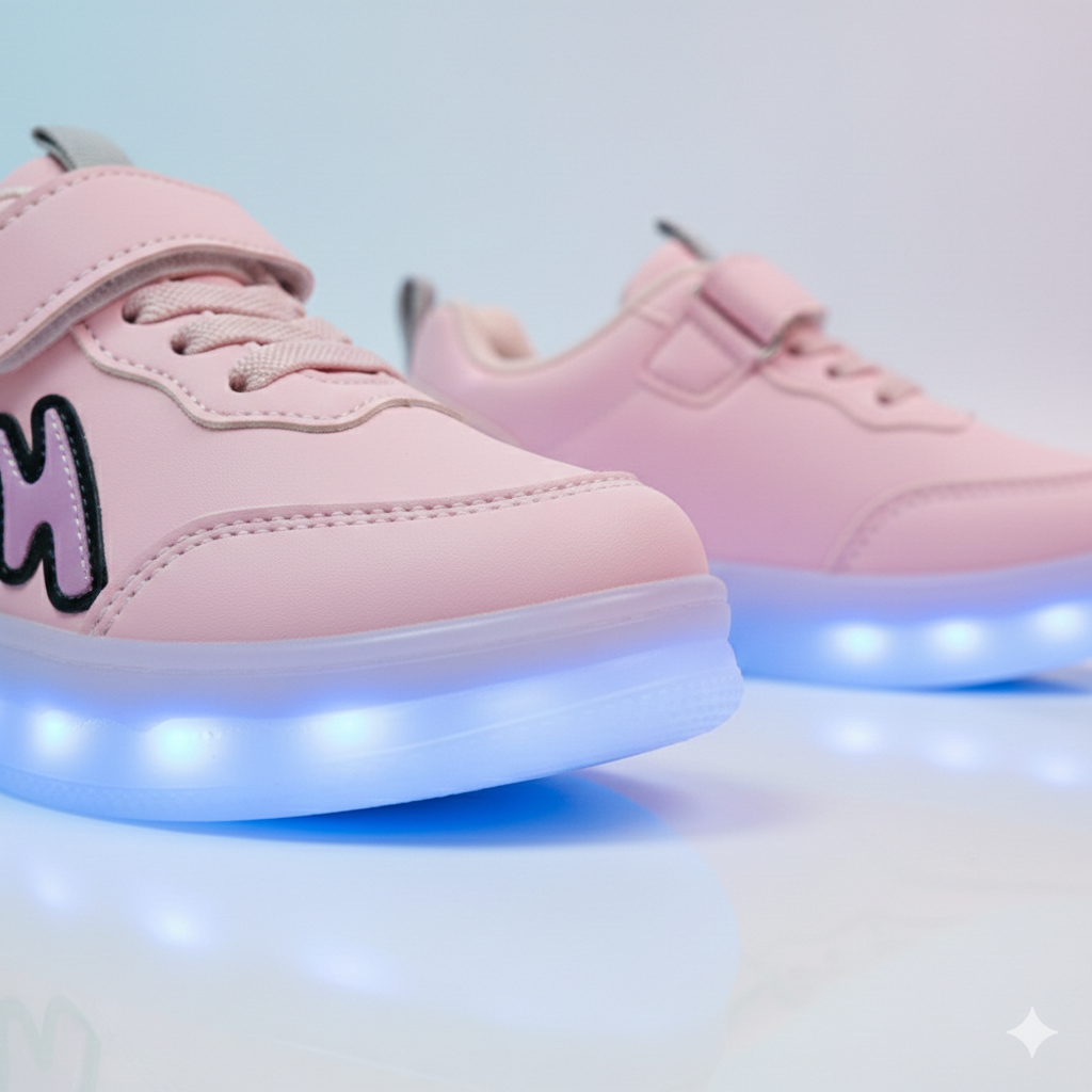 Baskets lumineuses pour enfants – Chaussures confortables à semelle LED