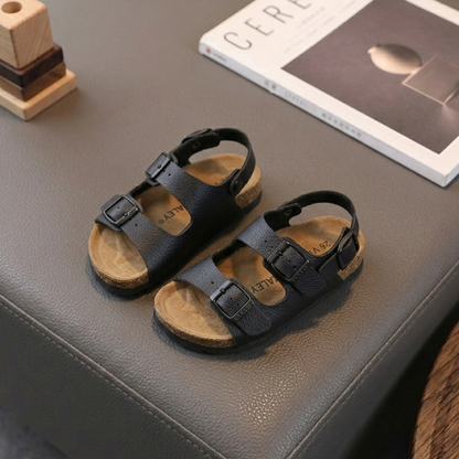 Kids Double-Buckle Comfort Sandals – Adjustable Summer Shoes