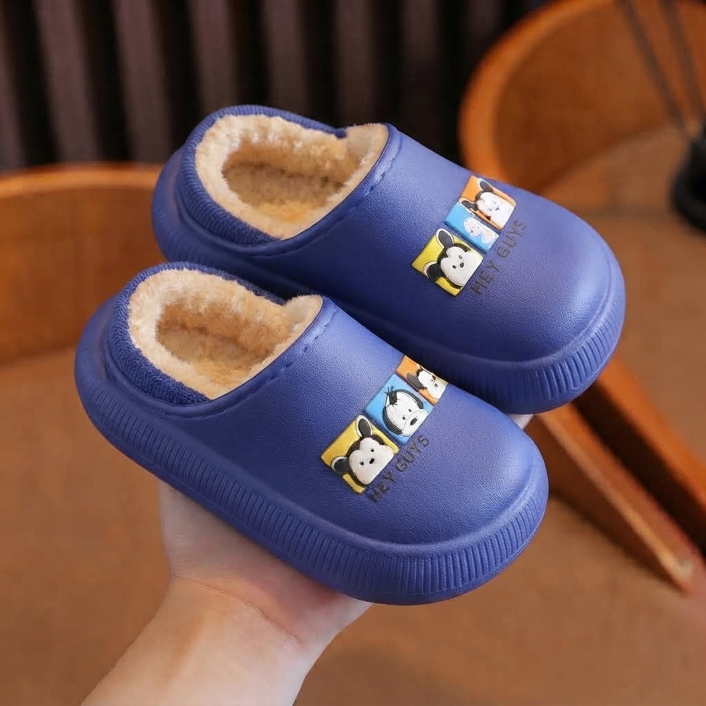 Chaussons douillets et confortables pour enfants : parfaits pour des pieds chauds et confortables