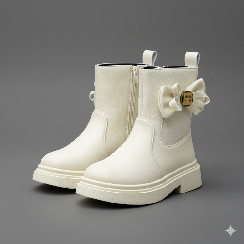 Classic Comfort Boots with Cute Bow Detail