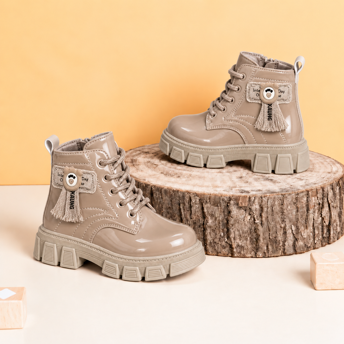 Bottines Fille Tendance à Semelle Épaisse – Élégantes, Confortables et Modernes