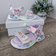 Girls' Summer Sandals with Luminous Cartoon Graphics