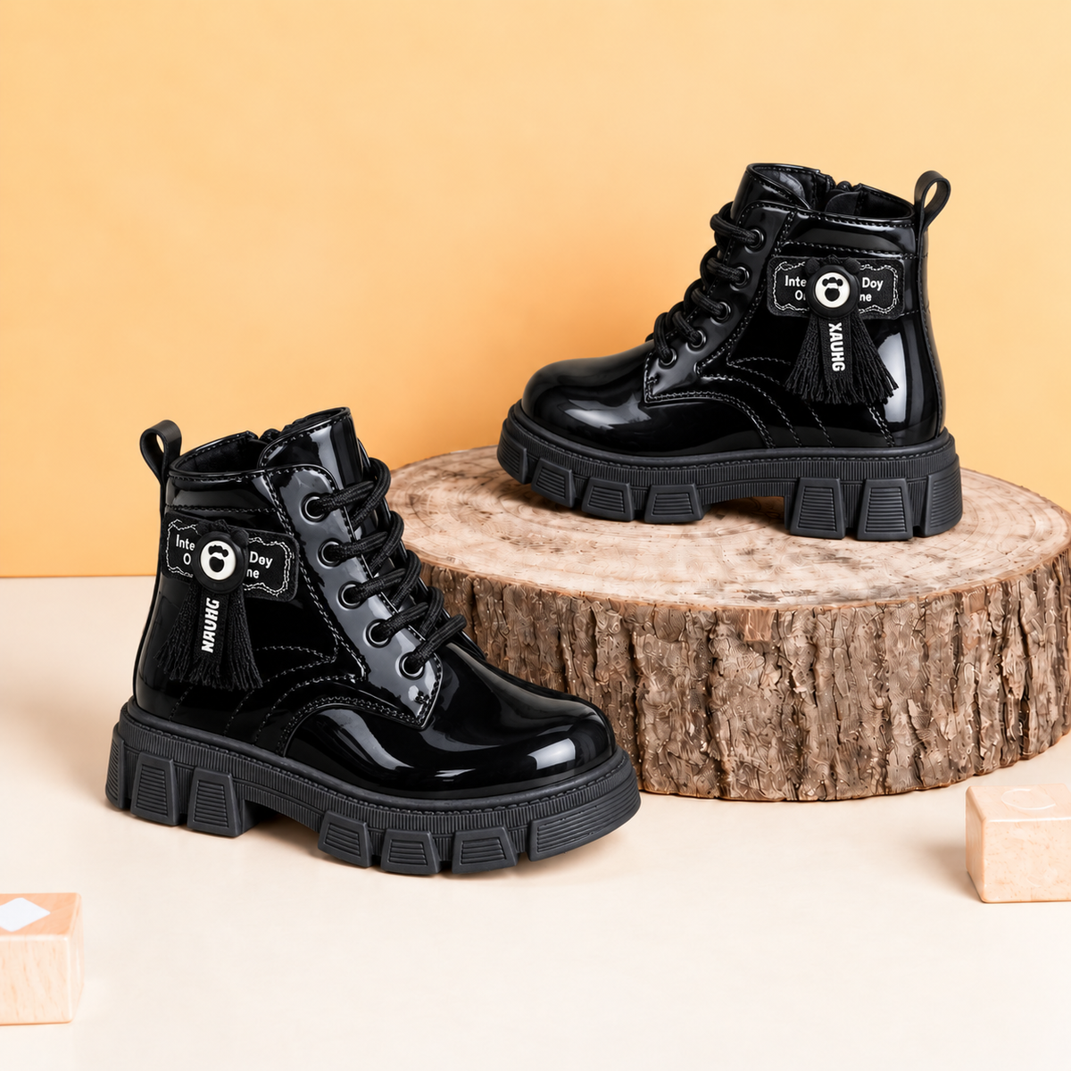 Bottines Fille Tendance à Semelle Épaisse – Élégantes, Confortables et Modernes