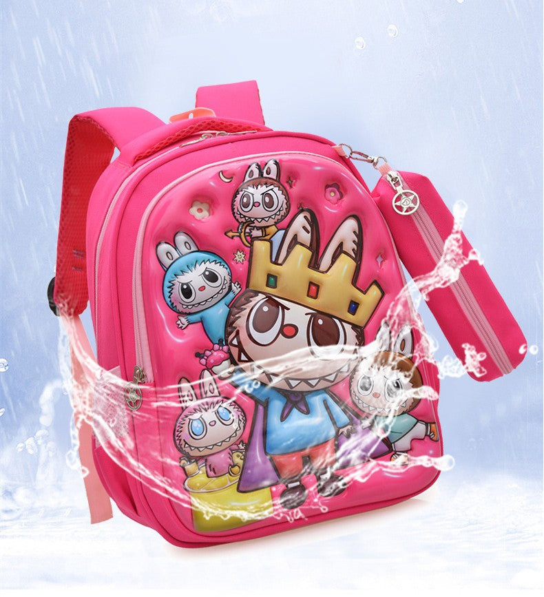 Sac à dos d'école pour enfants Labubu 2025 – Sac d'école coréen grande capacité pour garçons et filles, maternelle et primaire