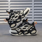 Baskets en maille pour garçon 2025 – Chaussures de course légères et respirantes avec boucle rotative, chaussures de sport résistantes à l'usure pour le printemps et l'automne
