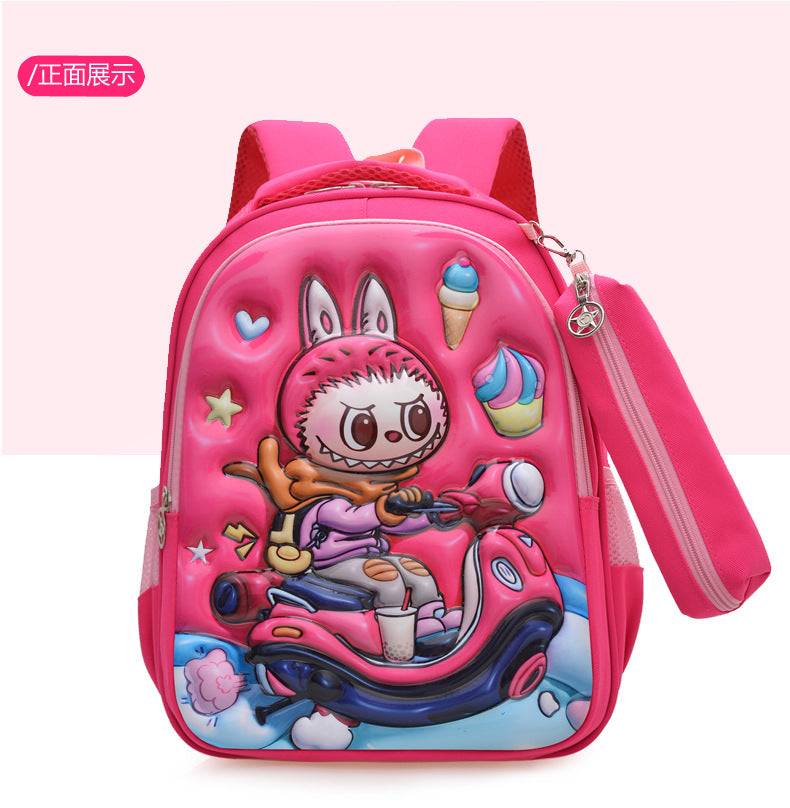 Sac à dos d'école pour enfants Labubu 2025 – Sac d'école coréen grande capacité pour garçons et filles, maternelle et primaire