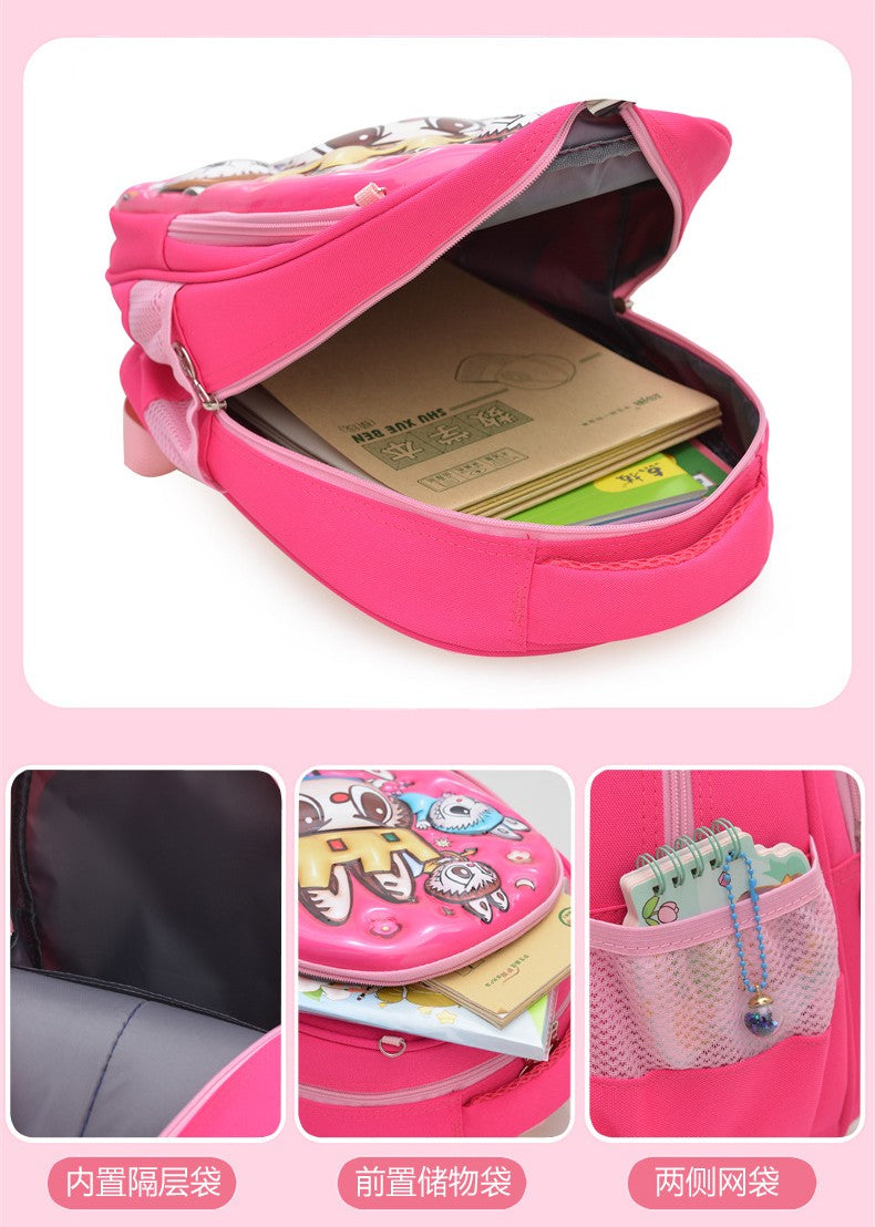 Sac à dos d'école pour enfants Labubu 2025 – Sac d'école coréen grande capacité pour garçons et filles, maternelle et primaire