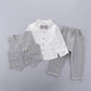 Stylish Boys Suits Spring Autumn 2025 New British Style Three-piece Children's Suit - IRRAKIDS