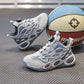 Baskets en maille pour garçon 2025 – Chaussures de course légères et respirantes avec boucle rotative, chaussures de sport résistantes à l'usure pour le printemps et l'automne