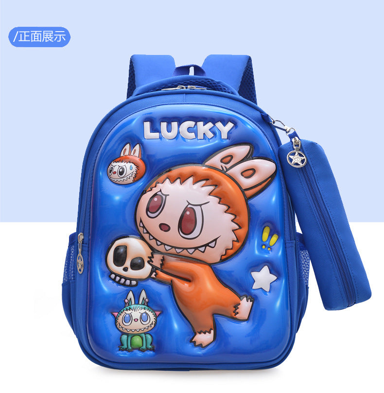 Sac à dos d'école pour enfants Labubu 2025 – Sac d'école coréen grande capacité pour garçons et filles, maternelle et primaire