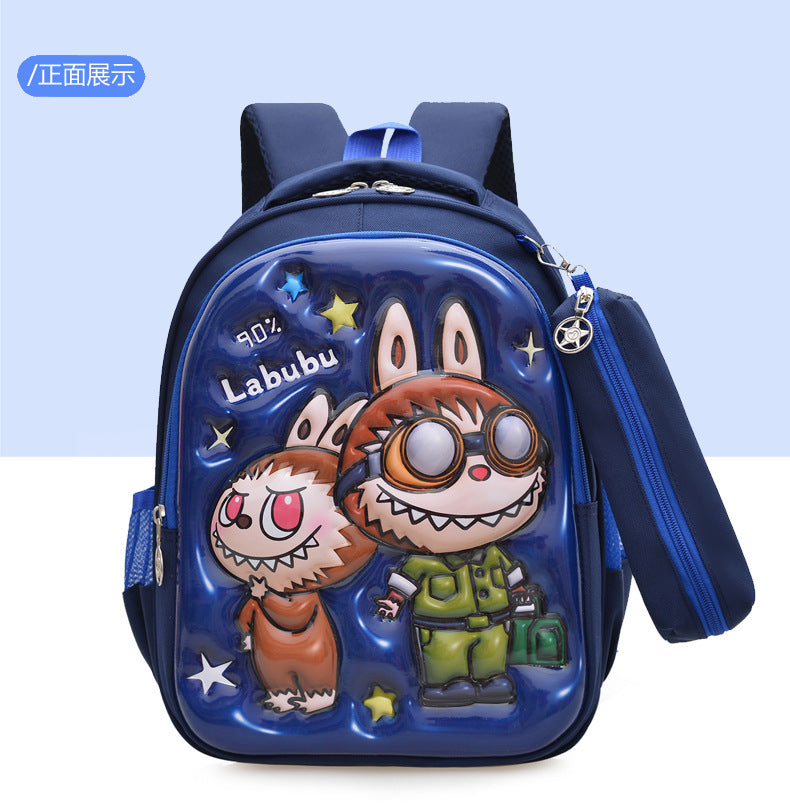Sac à dos d'école pour enfants Labubu 2025 – Sac d'école coréen grande capacité pour garçons et filles, maternelle et primaire