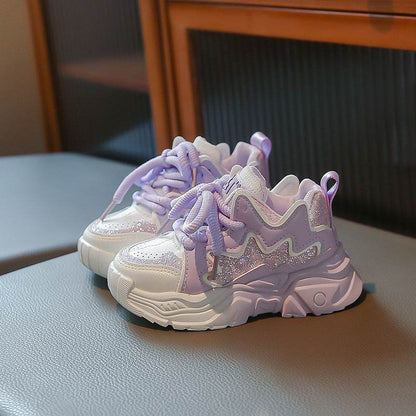 Sport Elegance: Fashion-Forward Girls Athletic Shoes with a Non-Slip Design - IRRAKIDS