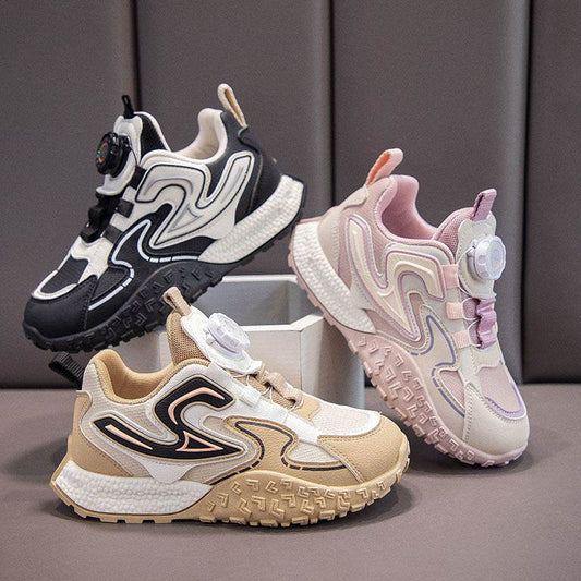 Kids' Swivel-Button Sneakers - Comfort and Style in One Step! - IRRAKIDS