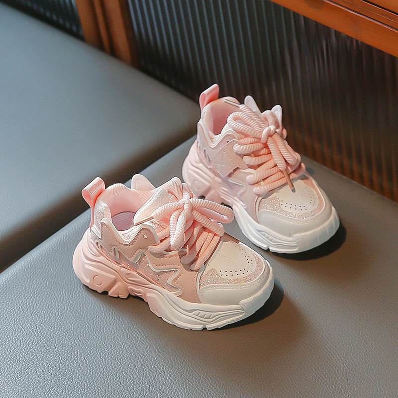 Sport Elegance: Fashion-Forward Girls Athletic Shoes with a Non-Slip Design - IRRAKIDS