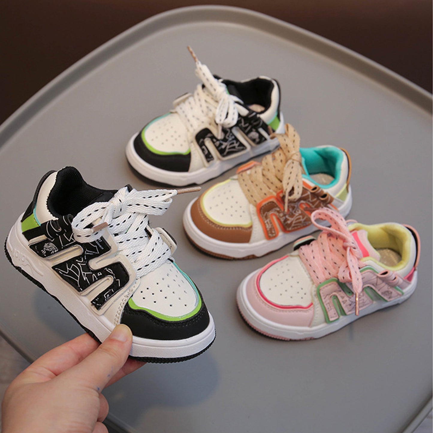 2024 Trendy Kids' Casual Sneakers: Outdoor Sport Shoes