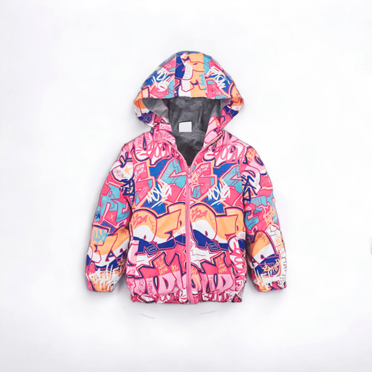 Cartoon Adventure: Kids' Outerwear Jacket for Boys and Girls - IRRAKIDS