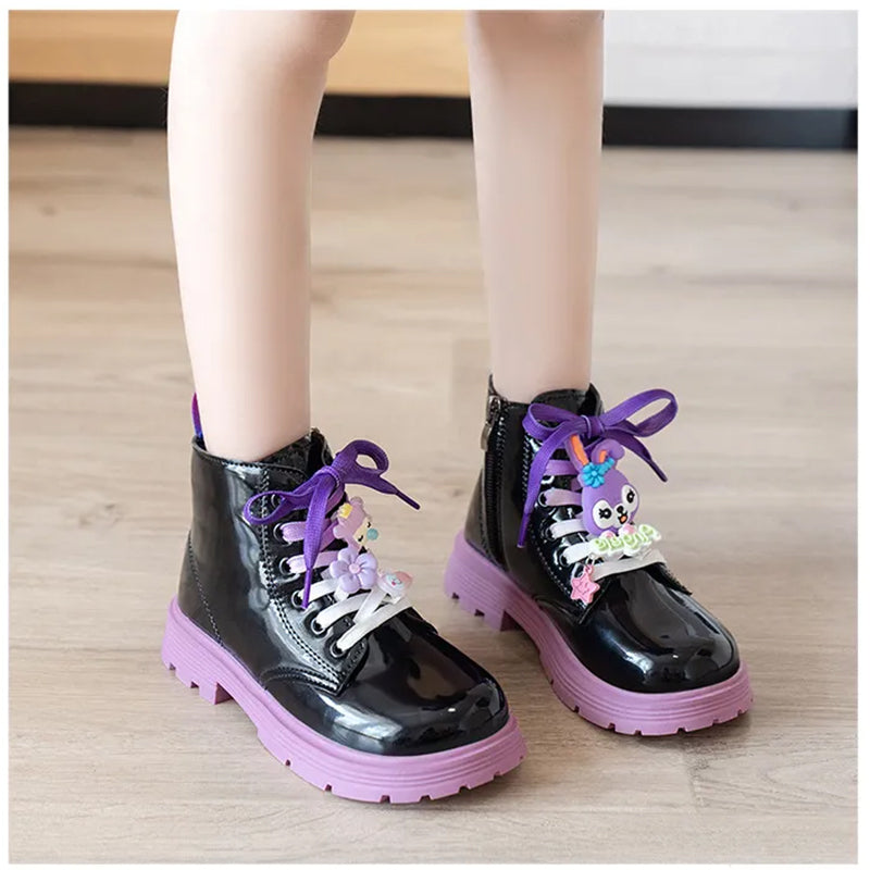 2023 Purple Fashion Martin Boots for boys and Girls - Stylishwear