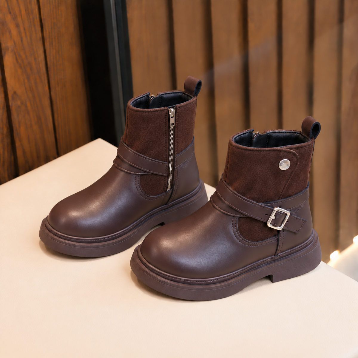 Bottines à boucle pour fille — Une touche élégante pour chaque tenue