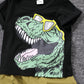 2pcs Baby Boy Dinosaur Print Glasses Tee & Cargo Shorts Summer Set,