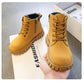 Ultimate Comfort and Durability: Khaki Kids' Low Tube Zipper Boots for Boys and Girls