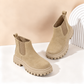 Kids’ Stylish Chelsea Ankle Boots with Elastic Side Panels, Rounded Toes and Chunky Treaded Sole