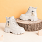 Bottines Fille Tendance à Semelle Épaisse – Élégantes, Confortables et Modernes
