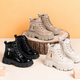 Bottines Fille Tendance à Semelle Épaisse – Élégantes, Confortables et Modernes