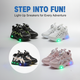 Baskets de sport LED pour enfants avec fermeture à molette – Confort et style lumineux
