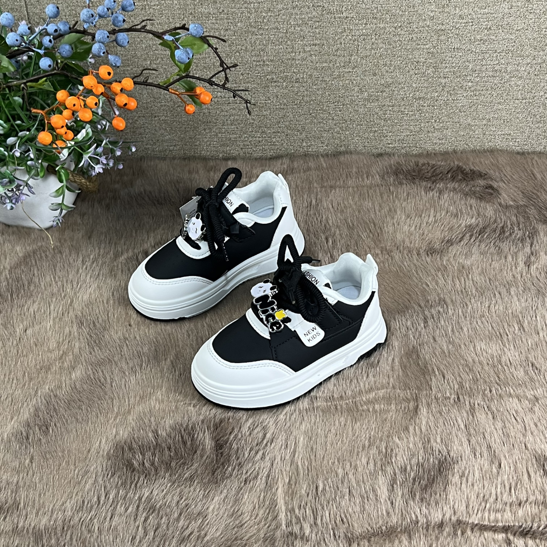 Kids Chunky Sneakers – Lightweight Platform Shoes with Velcro & Laces