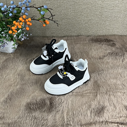 Kids Chunky Sneakers – Lightweight Platform Shoes with Velcro & Laces