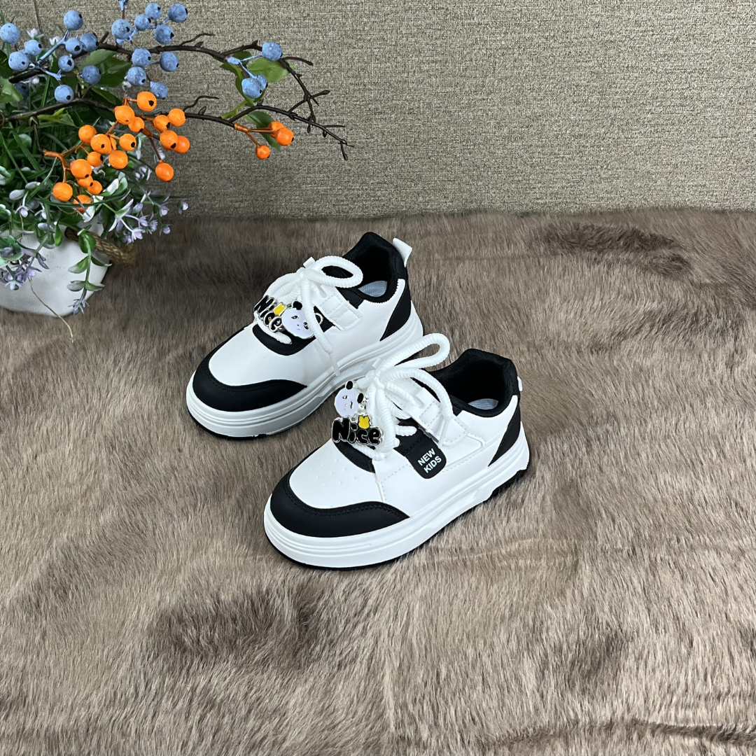 Kids Chunky Sneakers – Lightweight Platform Shoes with Velcro & Laces