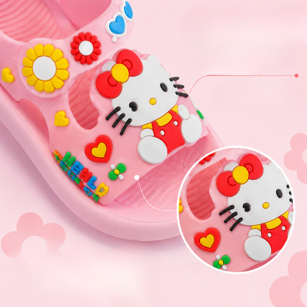 Sandales d'été pour Filles Motif Fleur – Ajustables & Légères