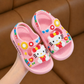 Girls’ Cartoon Flower Summer Sandals – Adjustable & Lightweight