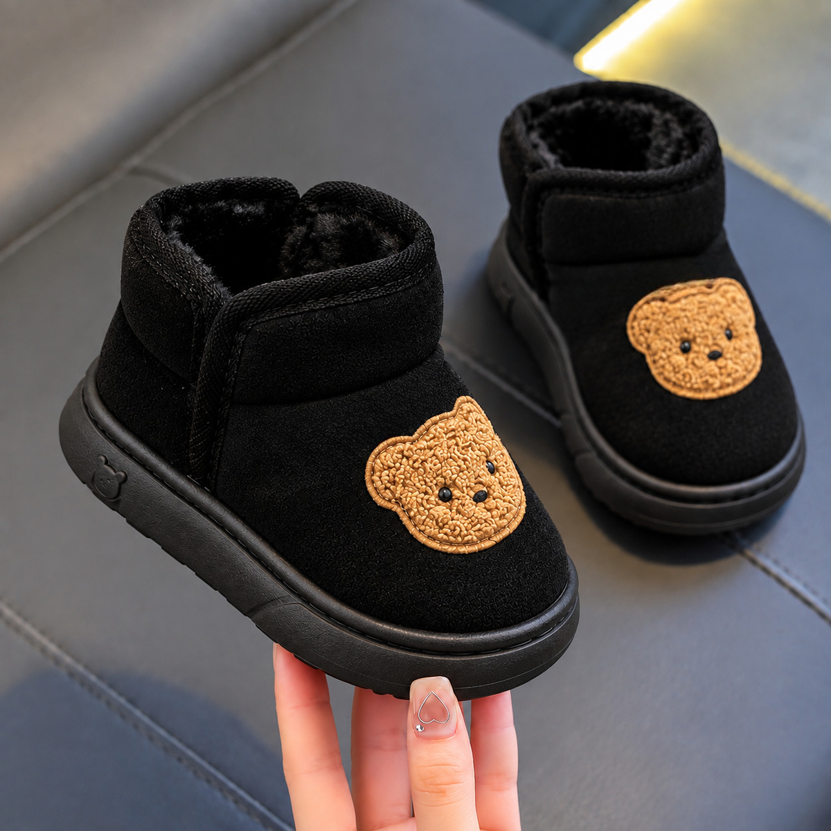Bottes d’hiver douillettes pour enfants – Chaleur, confort et style au quotidien