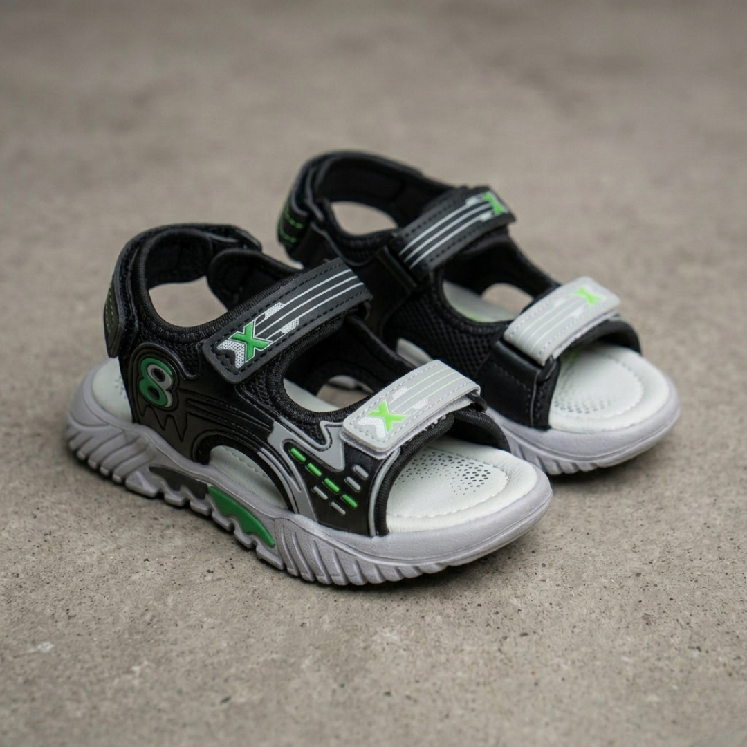 Sandales de sport pour garçons  – Chaussures d'été légères antidérapantes avec brides réglables