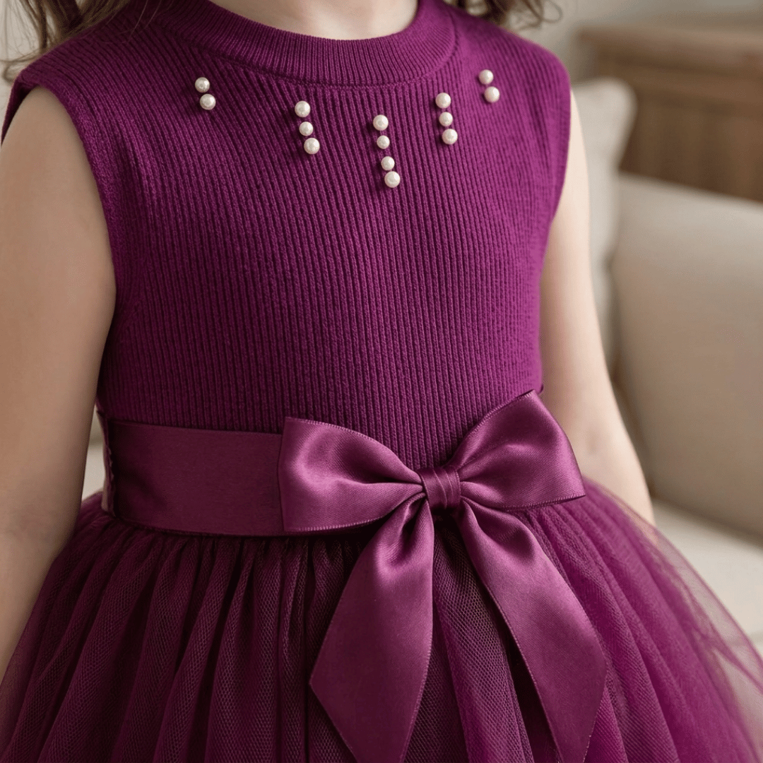 Robe  élégante en tulle Berry pour filles