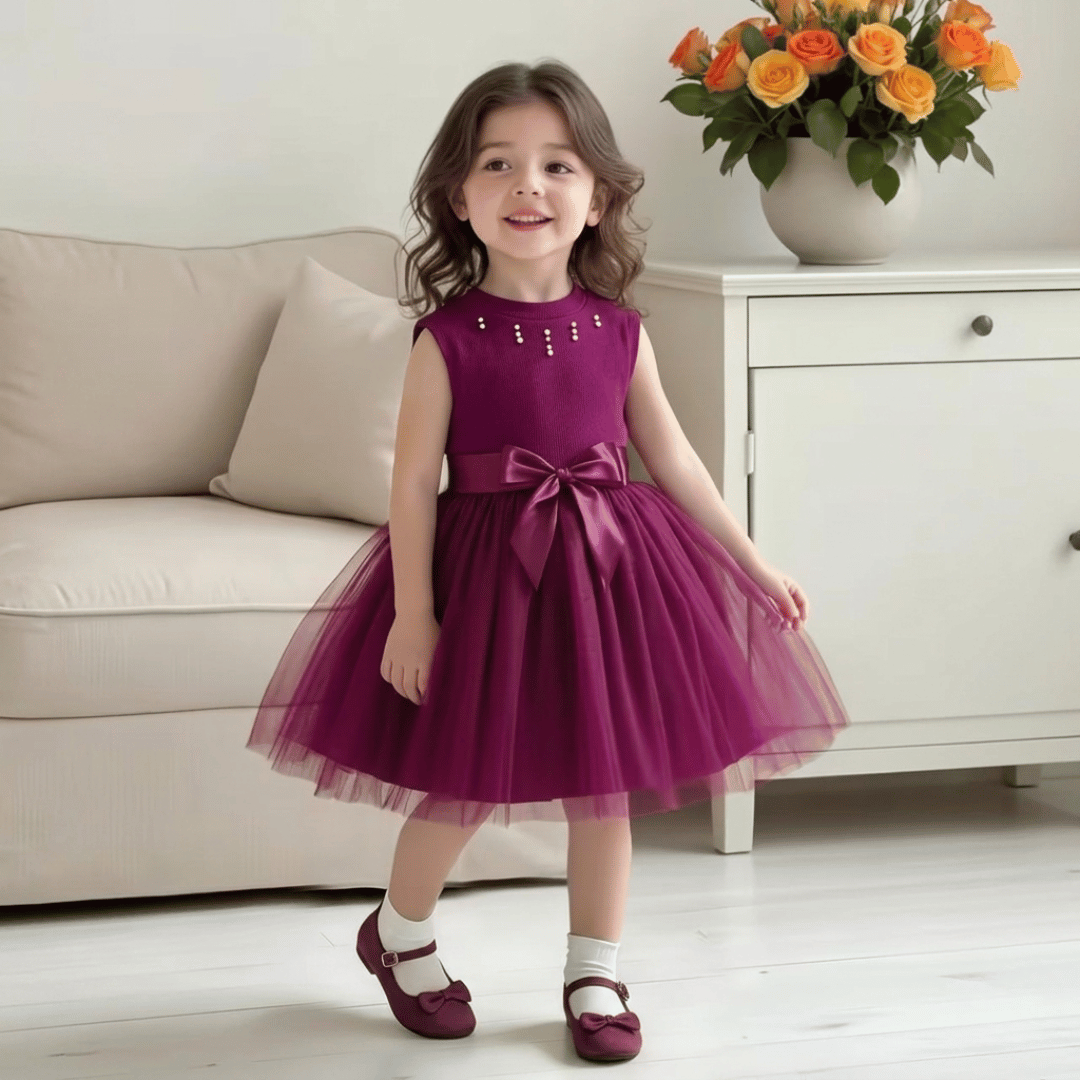 Robe  élégante en tulle Berry pour filles