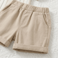 2026 New Kids Summer Outfit Set Striped Cotton Shirt Shorts Soft Breathable Clothes for Boys