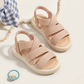Sandales croisées extensibles pour fille – Confort léger au quotidien