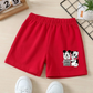 Ensemble short et t-shirt à capuche sans manches Disney Mickey Mouse pour garçon – Rouge