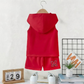 Ensemble short et t-shirt à capuche sans manches Disney Mickey Mouse pour garçon – Rouge