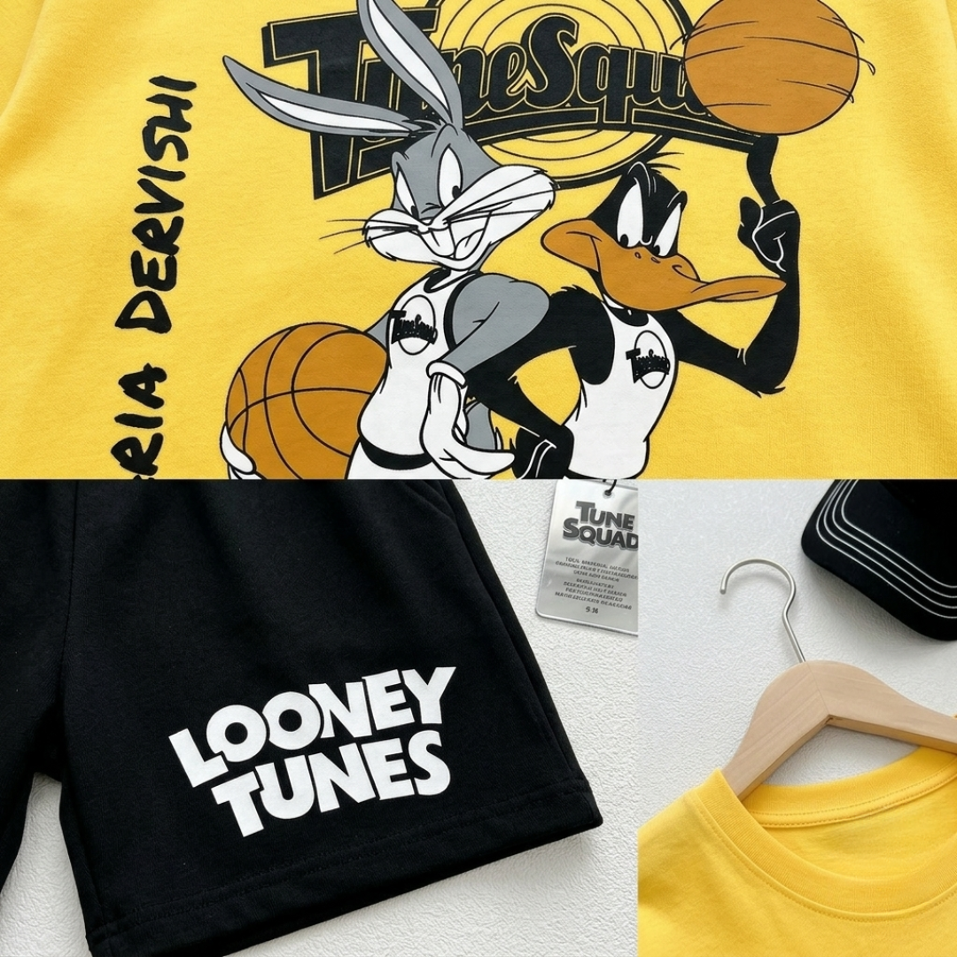 Looney Tunes Basketball Kids Summer Set – 2 Pieces