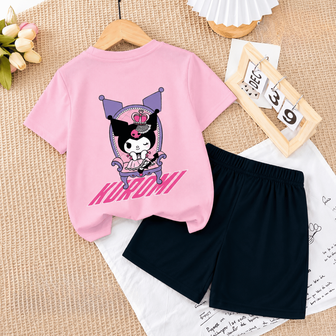 Ensemble 2 pièces Kuromi Princesse pour enfants