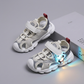 Kids Sport Sandals with LED Lights – Breathable Anti-Slip Summer Shoes