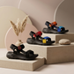 Sandales de sport ajustables color block pour garçon – Légères, pour l'extérieur et le confort décontracté
