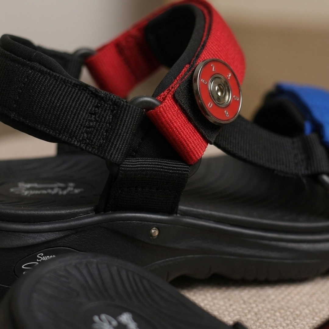Sandales de sport ajustables color block pour garçon – Légères, pour l'extérieur et le confort décontracté