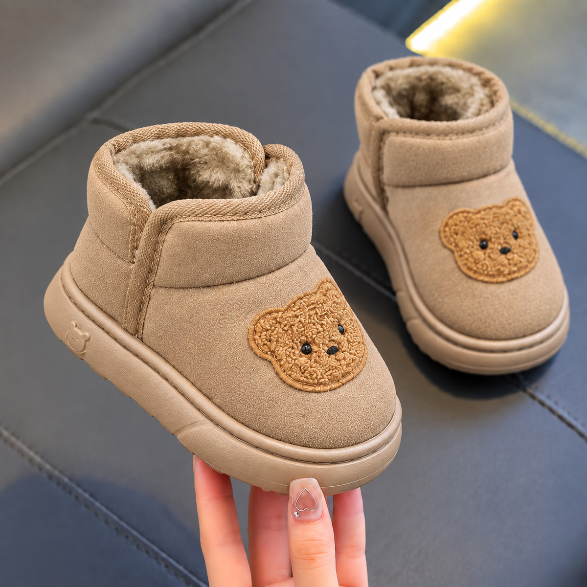 Bottes d’hiver douillettes pour enfants – Chaleur, confort et style au quotidien