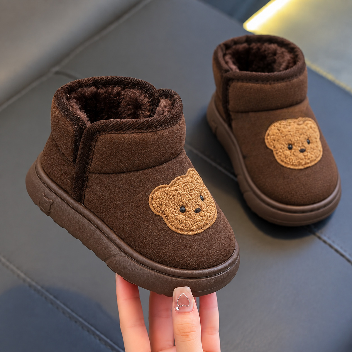 Bottes d’hiver douillettes pour enfants – Chaleur, confort et style au quotidien