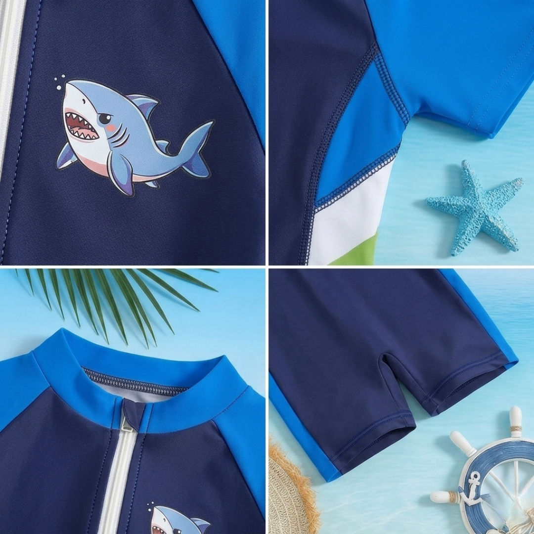 Maillot de bain requin pour enfants – Maillot de bain une pièce anti-UV